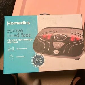 Homedics Vibration Foot Massager with Heat NIB
